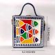 Mini Fish Lippan Art Handcrafted Square Sling Bag